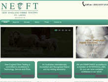 Tablet Screenshot of fibretesting.com.au
